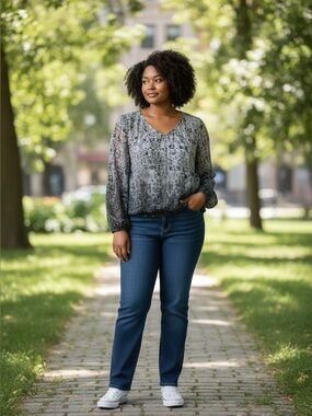 🌻 Vero Moda V-Neck Blouse #569